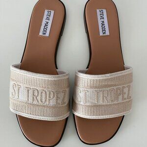 Steve Madden Knox sandal slide St Tropez sz 7.5